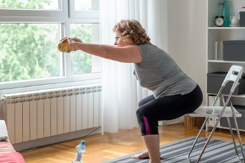 Exercises That Can Be Done Athome Using A Sturdy Chair Stock